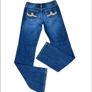 Seven7 Bootcut Distressed Jeans Size:4